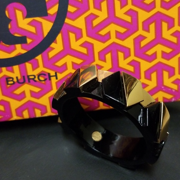 Tory Burch Jewelry - Tory Burch two toned hexagonal bangle